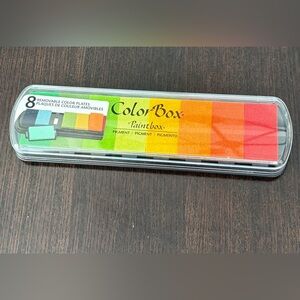 ColorBox Paintbox 8-Color Pigment Ink Pad - Multi-Color Craft Stamp Supply